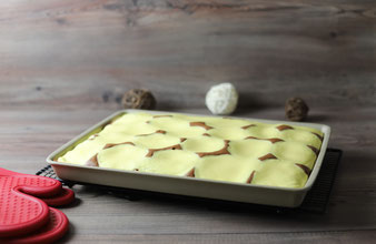 Kuhflecken Kuchen auf dem großen Ofenzauberer James von Pampered Chef aus dem Pampered Chef Onlineshop