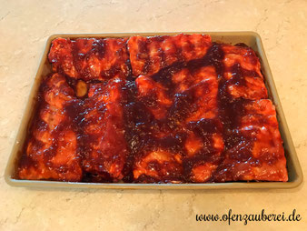 Spareribs in Barbeque BBQ Sauce auf dem Ofenzauberer vom Pampered Chef Onlineshop bestellen