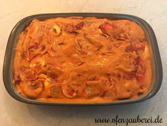 Tagliatelle mit Schweinefilet aus dem Grundset Zauberstein und Ofenhexe oder Zaubermeister bzw. Ofenmeister im Pampered Chef Onlineshop bestellen