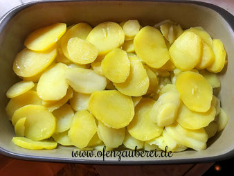 Spargel Kartoffel Gratin in der Ofenhexe aus dem Pampered Chef Onlineshop