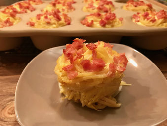 Spaghettinester aus dem 12-er Snack oder der Muffinform online im Pampered Chef Onlineshop bestellen