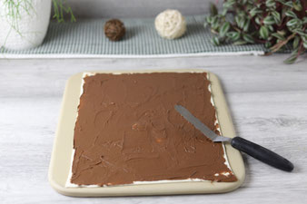 Nutella verstreichen mit dem kleinen Streicher von Pampered Chef
