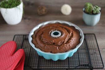 Schokokuchen Gugelhupf Pampered Chef Kranzform aus dem Onlineshop