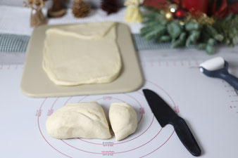 Teigroller von Pampered Chef mit Hefeteig