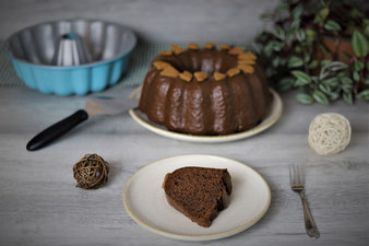 Spekulatiuskuchen in der Kranzform von Pampered Chef
