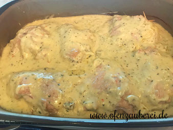 Cordon Bleu mit Kartoffel-Wedges auf dem Zauberstein und der Ofenhexe oder dem Ofenzauberer von Pampered Chef im Onlineshop bestellen