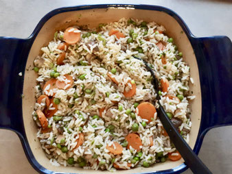 Vegetarischer Auflauf Gemüse Reis aus dem Bäker, Ofenhexe oder Ofenemeister im Pampered Chef Onlineshop kaufen