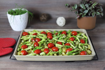 Gemüse auf dem großen Ofenzauberer James von Pampered Chef aus dem Onlineshop