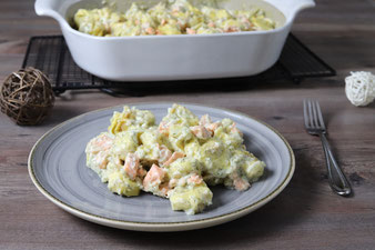 Tortellini mit Lachs in Sahnesauce aus dem großen Bäker, bestellbar im Pampered Chef Onlineshop
