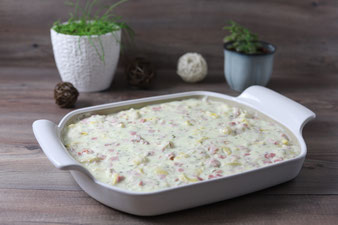 Ofentortellini alla Panna im großen Bäker von Pampered Chef