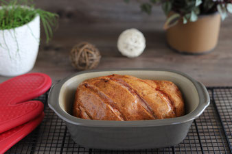 Leberkäse oder Fleischkäse backen mit Pampered Chef