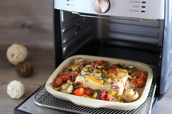 Schafskäse, Weichkäse oder Feta gebacken im Airfryer