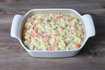 Tortellini mit Lachs in Sahnesauce aus dem großen Bäker, bestellbar im Pampered Chef Onlineshop