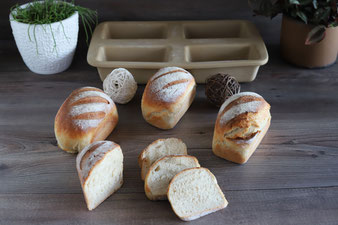 Mini-Baguettes in der Mini-Kastenform im Pampered Chef Onlineshop