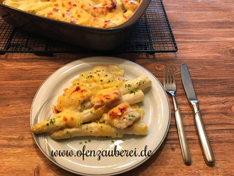 Spargel Kartoffel Gratin in der Ofenhexe aus dem Pampered Chef Onlineshop
