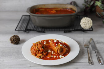 Mediterrane Rouladen im Ofenmeister von Pampered Chef