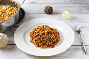 Kritharaki Auflauf in der Ofenhexe von Pampered Chef