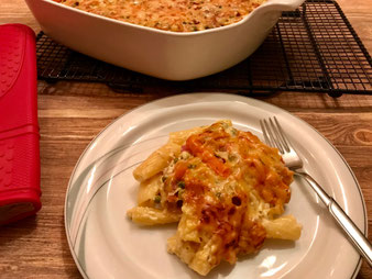Nudel-Schinken-Gratin aus dem Bäker, Ofenhexe oder Ofenmeister aus dem Pampered Chef Onlineshop kaufen