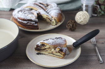 Schokoladen-Wirbel in der Stoneware rund von Pampered Chef