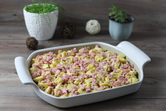 Tortellini aus dem Ofen im Bäker von Pampered Chef