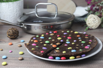 XXL Cookie aus der kleinen Edelstahlpfanne von von Pampered Chef