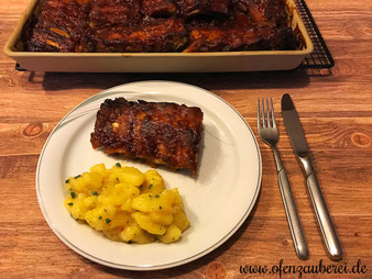 Spareribs in Barbeque BBQ Sauce auf dem Ofenzauberer vom Pampered Chef Onlineshop bestellen