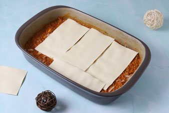Lasagneplatten in der Ofenhexe von Pampered Chef