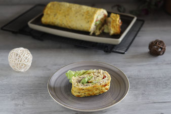 Low Carb Big Mac Rolle im großen Ofenzauberer James von Pampered Chef