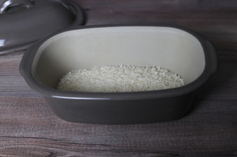Reis aus dem Ofen, Ofenreis im Ofenmeister oder kleinen Zaubermeister Lily aus dem Pampered Chef Onlineshop bestellen