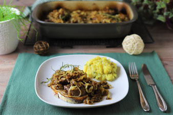 Rinderschmorsteaks Rumpsteaks aus dem Grundset von Pampered Chef