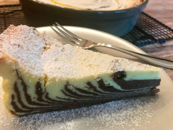 Zebra Käsekuchen in der Stoneware rund aus dem Pampered Chef Onlineshop bestellen