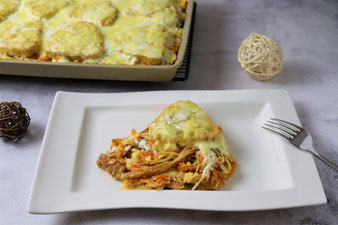 Gyros-Rösti-Blech im Ofenzauberer von Pampered Chef