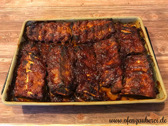 Spareribs in Barbeque BBQ Sauce auf dem Ofenzauberer vom Pampered Chef Onlineshop bestellen