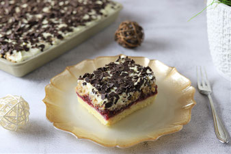 Feuerwehrkuchen Kirschkuchen auf dem Ofenzauberer James von Pampered Chef