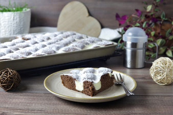 Schoko-Steppdeckenkuchen im großen Ofenzauberer James von Pampered Chef