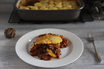 Kartoffel-Chili-Gratin in der großen Ofenhexe von Pampered Chef