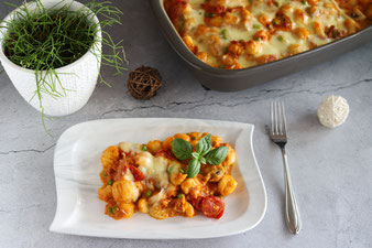 Gnocchi Auflauf mit Gemüse in der Ofenhexe von Pampered Chef