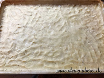 Streuselkuchen mit Apfelmus auf dem Ofenzauberer von Pampered Chef®