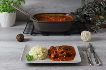 Pfundstopf Gulasch im Ofenmeister von Pampered Chef
