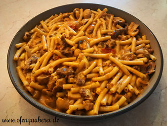 Gyros Makkaroni Töpfchen, Auflauf in Ofenhexe, Ofenmeister, Stoneware rund aus dem Pampered Chef Onlineshop online bestellen