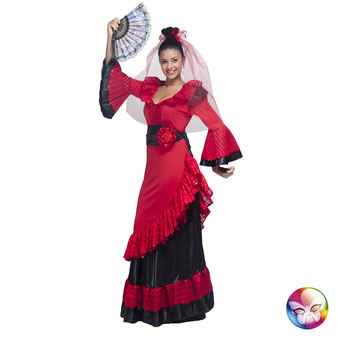 Déguisement, costume femme danseuse Espagnole, déguisements de danse au féminin à acheter pas cher