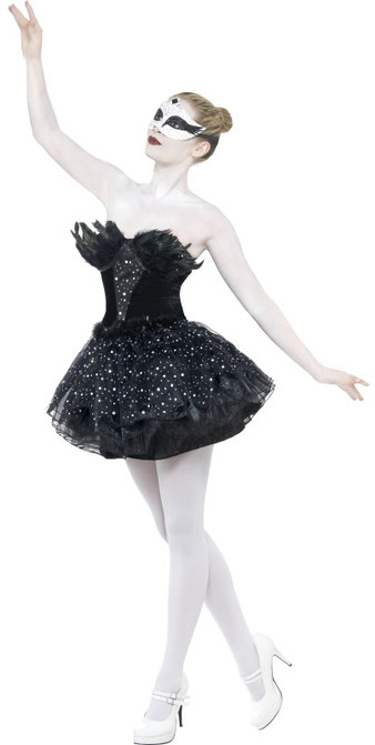 Déguisement, costume femme danseuse Black Swan gothique, déguisements de danse au féminin à acher