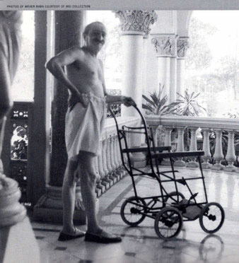 Meher Baba recuperating at Guruprasad, Poona, India