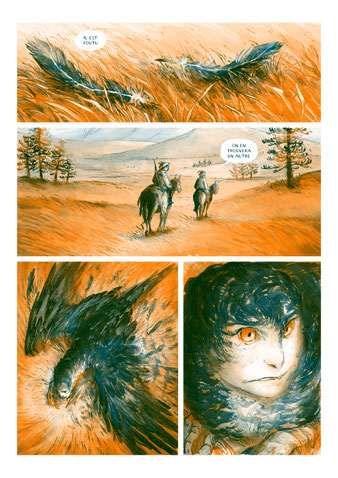 Alcor BD bande-dessinée Mayvig Maylis Vigouroux harpie harpy comic risography riso risographie bichromie