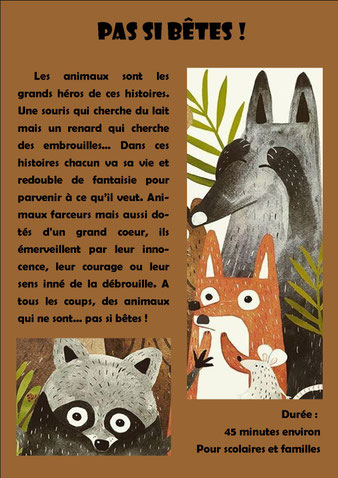 Spectacle de contes sur les animaux