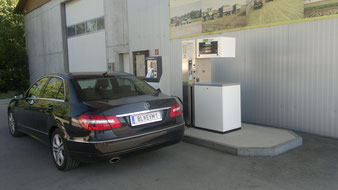 CNG-Fuel Station_direct connected to the BiogasPlant