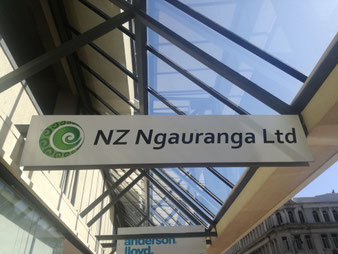 NZ Ngauranga Ltd sign Otago House Dunedin Otago New Zealand