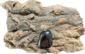 Apachenträne Rauchobsidian Anhänger