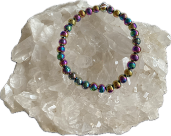 Regenbogenhämatit Armband 