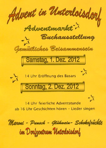 Advent 2012 PLAKAT